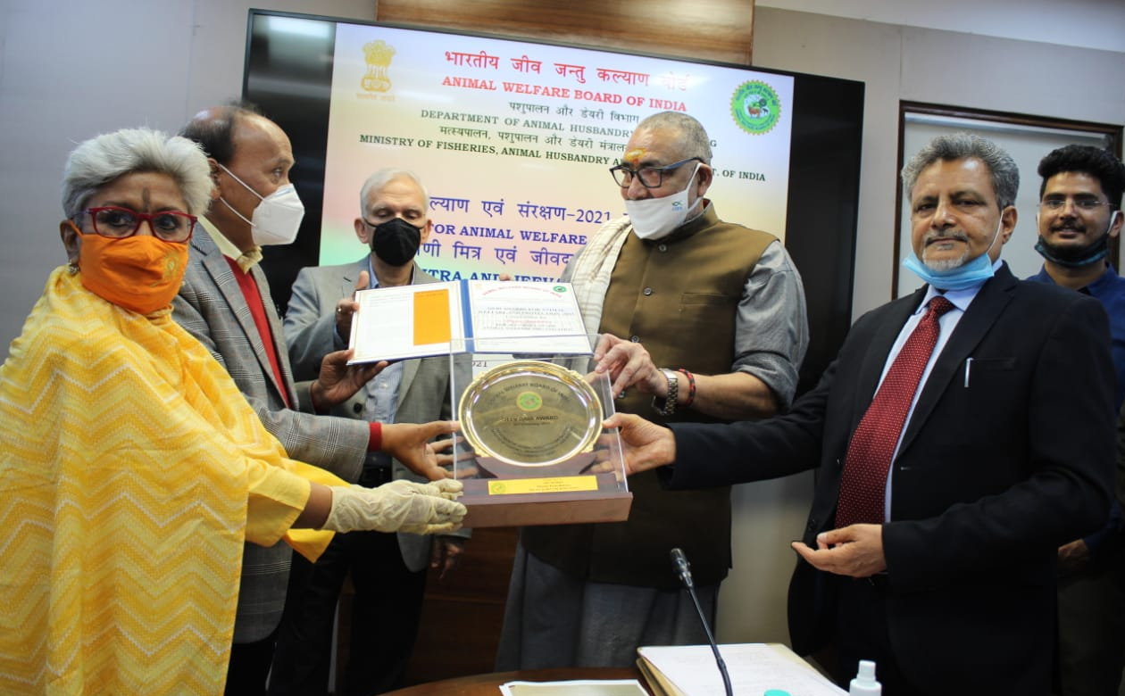 The Animal Welfare Board of India Awards Dedicated for Animal Welfare and Protection-2021 Held on Auspicious Day of Vasant Panchami at New Delhi