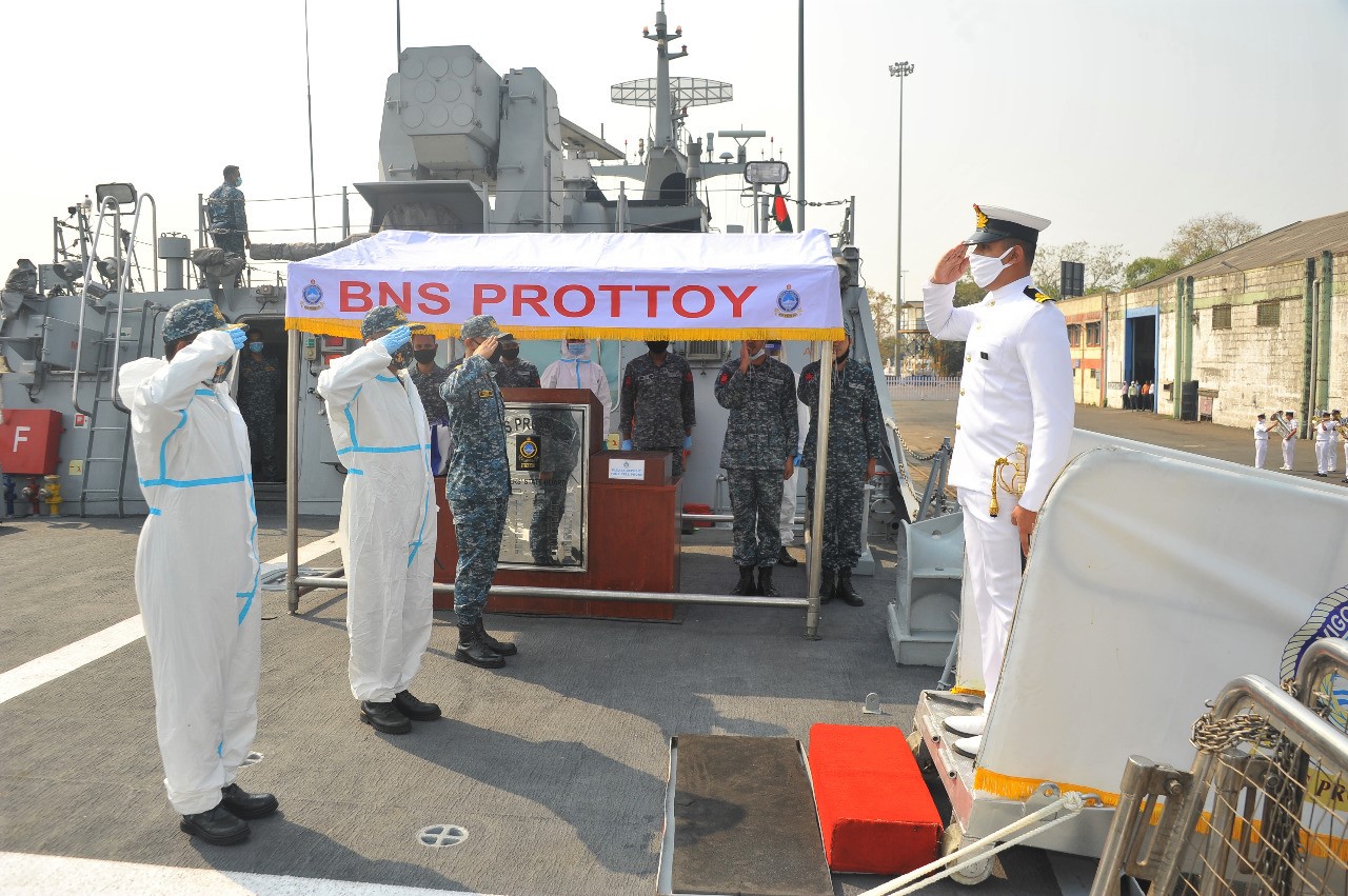 Mumbai : Bangladesh Navy Ship Prottoy Visits Mumbai