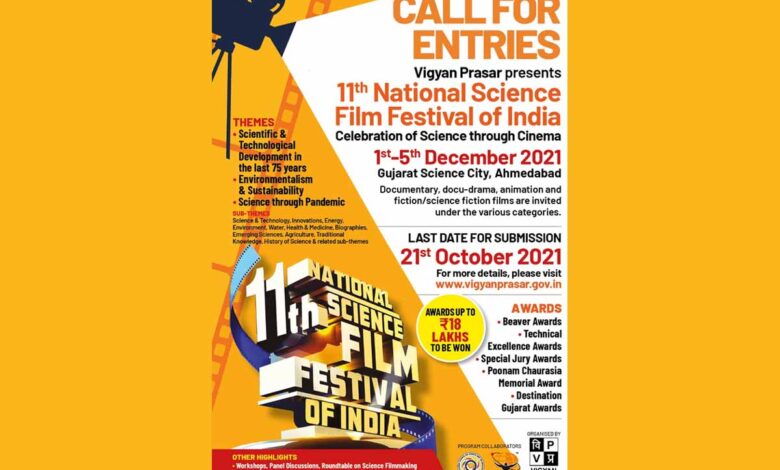 National Science Film Festival (2021) to be held in Ahmedabad