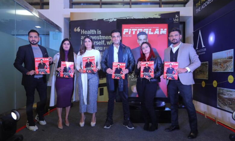 Young and dynamic Ashish Bhutani, CEO, Bhutani Group featured on cover of Fitnglam Magazine