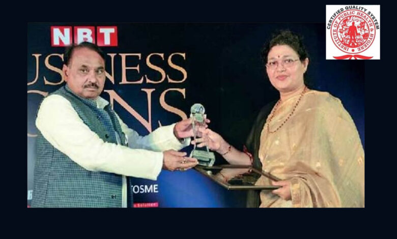 NBT Business Icon award 2021 for Dr. Nalini Joshi Executive Chairman IPH&H  