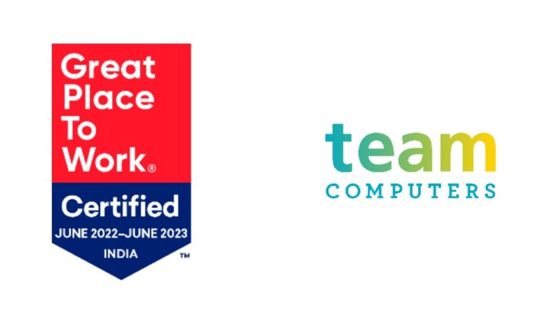 One Team Computer Sytem Team Computers is now Great Place to Work-Certified™! – Indian Sentinel