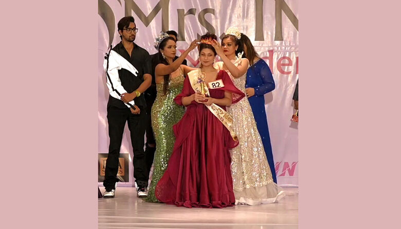Bangalore Entrepreneur Sukanya Banerjee gets crowned as First Runner up in Mrs India My Identity 2022