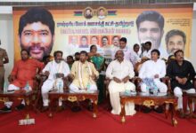 Shri Pashupati Kumar Paras Union Minister for Food Processing Industries and President RLJP addressed the party's Tamil Nadu state and district level executive meeting held in Chennai