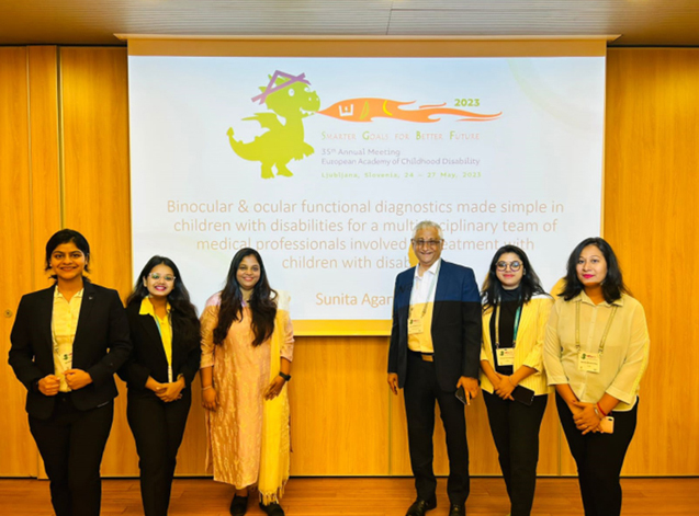 European Academy of Childhood Disability, EACD, Sunita Agarwal, NCDC, Nabajatak Child Development Centre, Scientific Instructional Course, Indian Optometrist