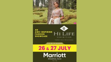 Hotel Marriott, Hi Life Exhibition, Surat, India's premier fashion showcase, fashion apparels, accessories, jewellery, designer wear, wedding ensembles,