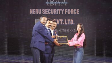Manu Kumar Singh of NERU SECURITY FORCE INDIA PVT LTD Honored at India Bizz Achievers Awards