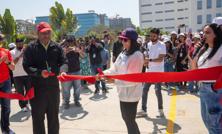 Myntra, corporate Pickleball court, Bengaluru, Ashwini Ponnappa, Govindraj MK, Rajath Kankar MR,