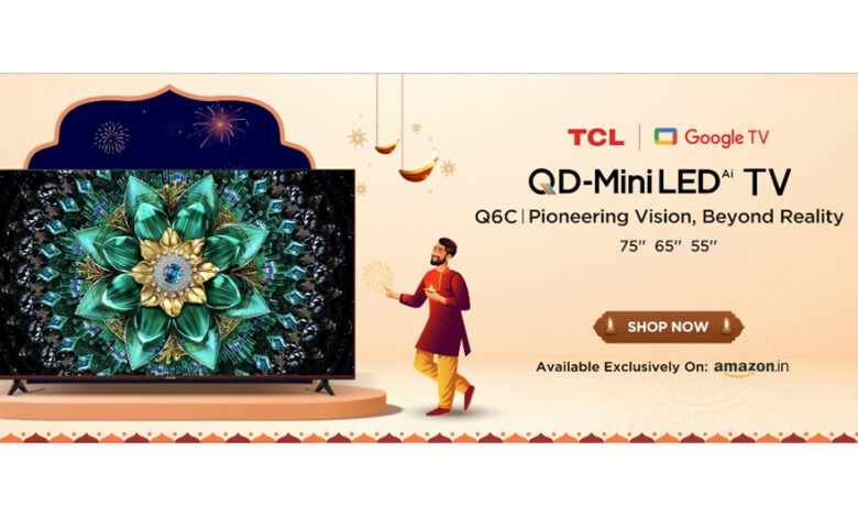 TCL Q6C TV, Most Trending TV of the year (2025) on Amazon India, TCL Q6C Premium QD Mini-LED Google TV